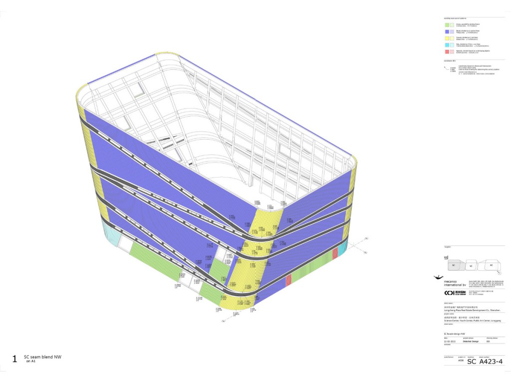 cultural centers & bookmall - coordinates and seam pattern