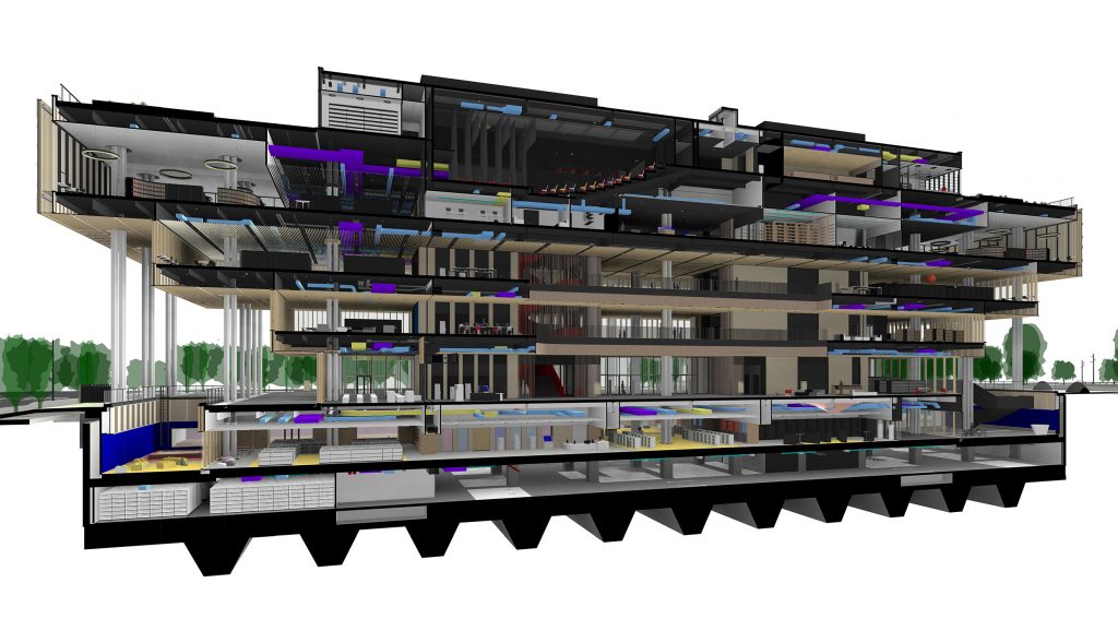 BIM section Tainan Public Library