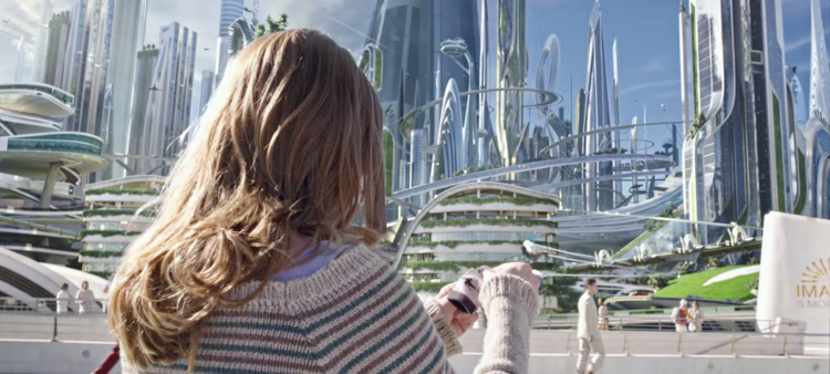 architecture of the movie Tomorrowland